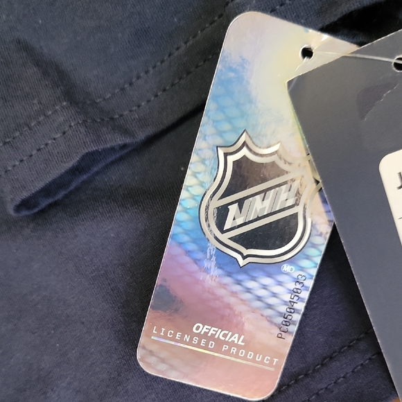 Seattle Kraken Size 2XL NHL Fanatics Navy Blue Long Sleeve Tee NEW - Picture 6 of 13